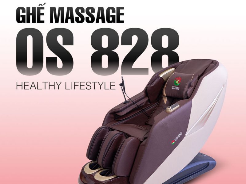 Ghế massage Osanno OS 828 Healthy Lifestyle với công nghệ Scan Body thông minh