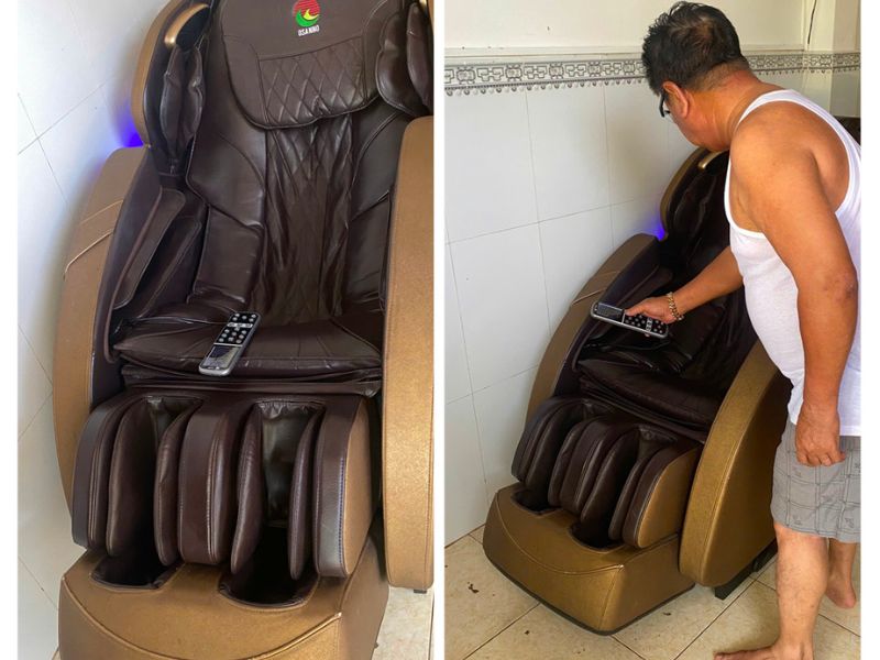 Ghế massage vẫn hoạt động sau ngập nước nhưng cần kiểm tra kỹ thuật