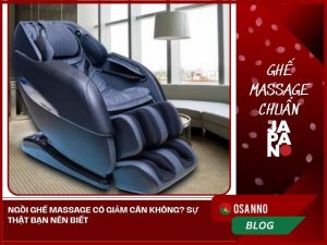Ngồi ghế massage có giảm cân không