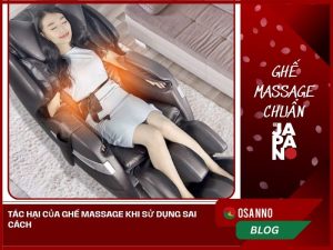 Tác hại của ghế massage